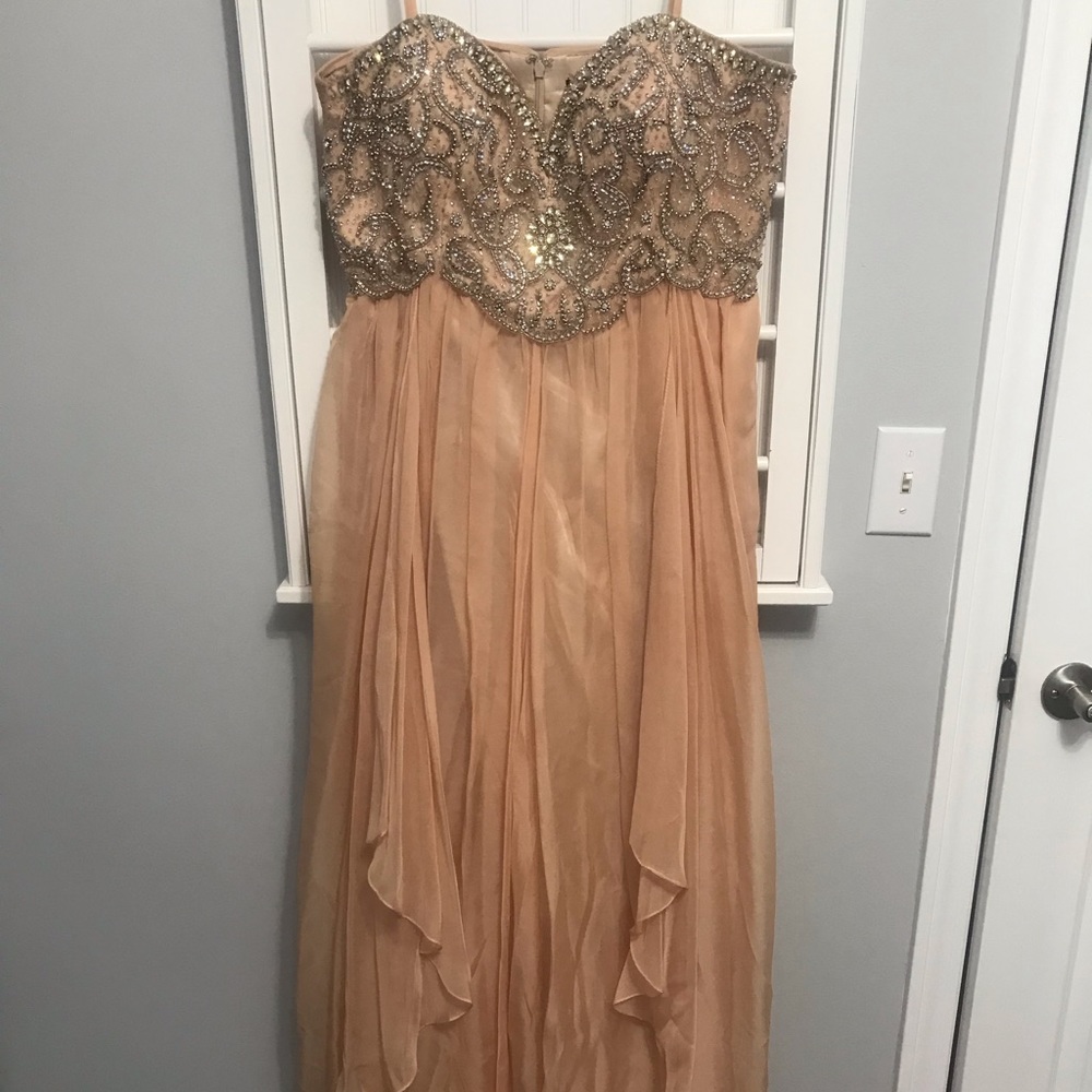Beautiful gown with beaded bodice